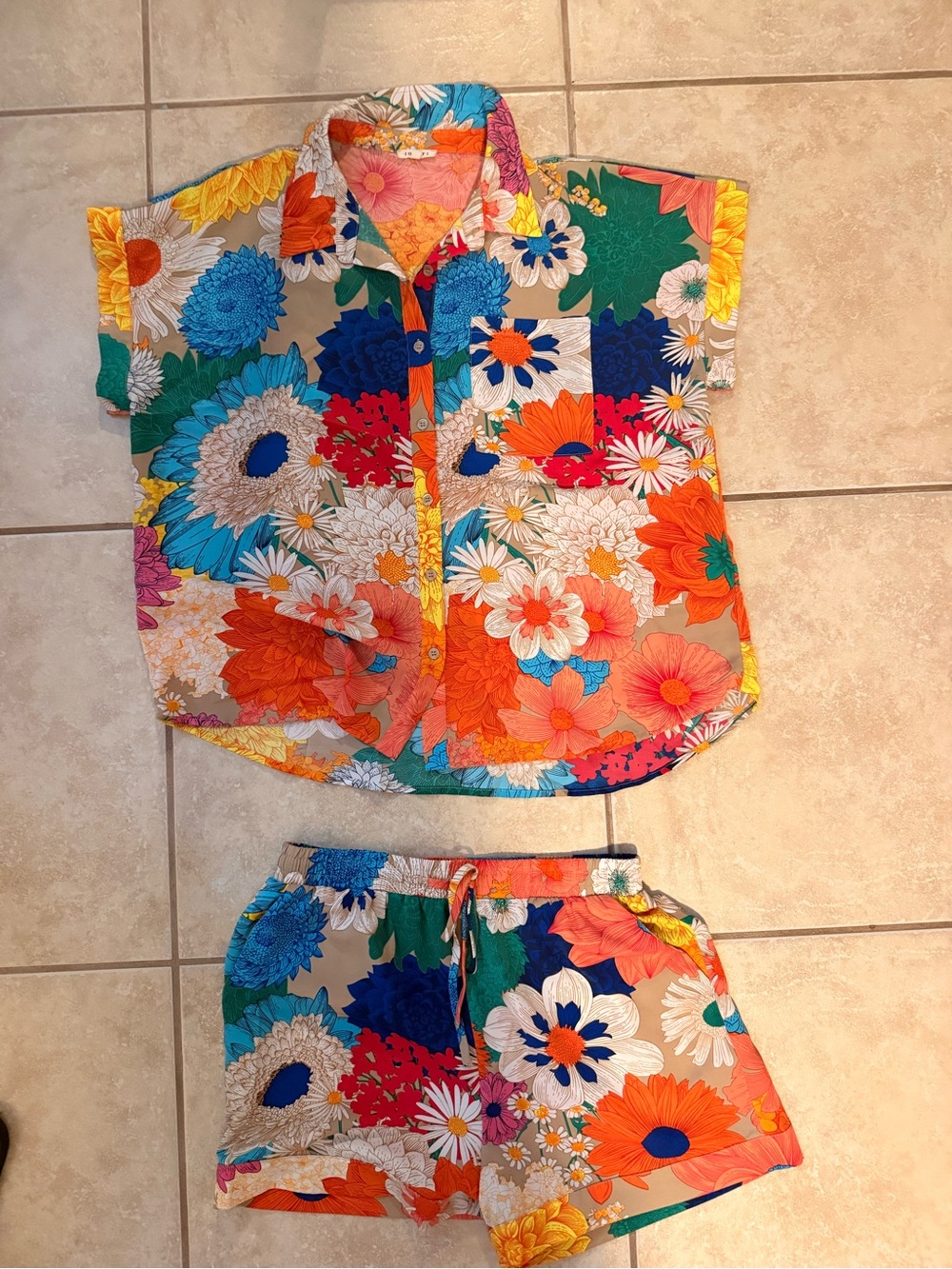 JODIFL Floral Short Set